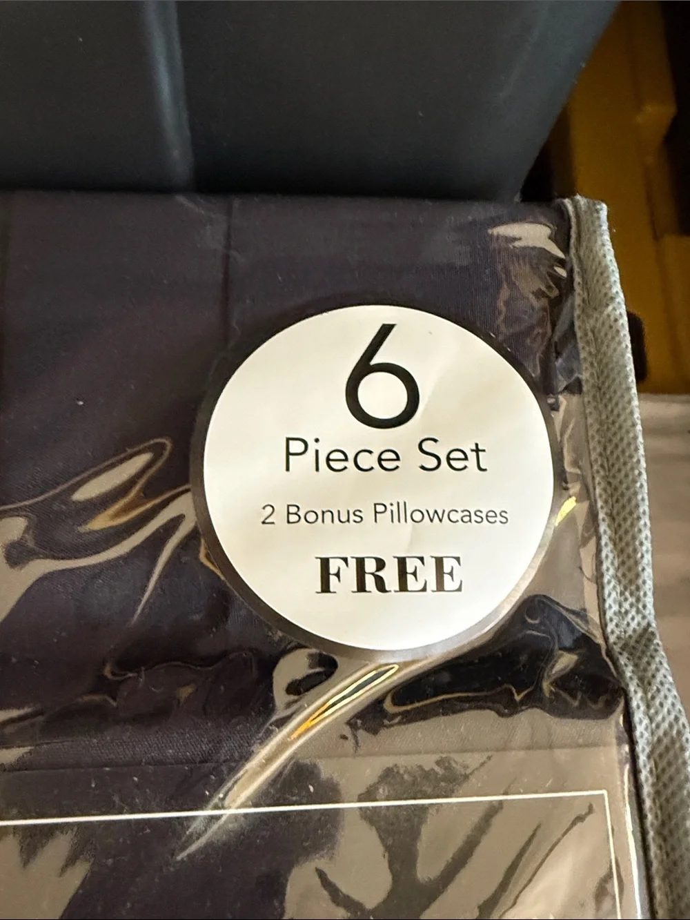 Queen 6-Piece Sheet Set in Black - 2500 Series